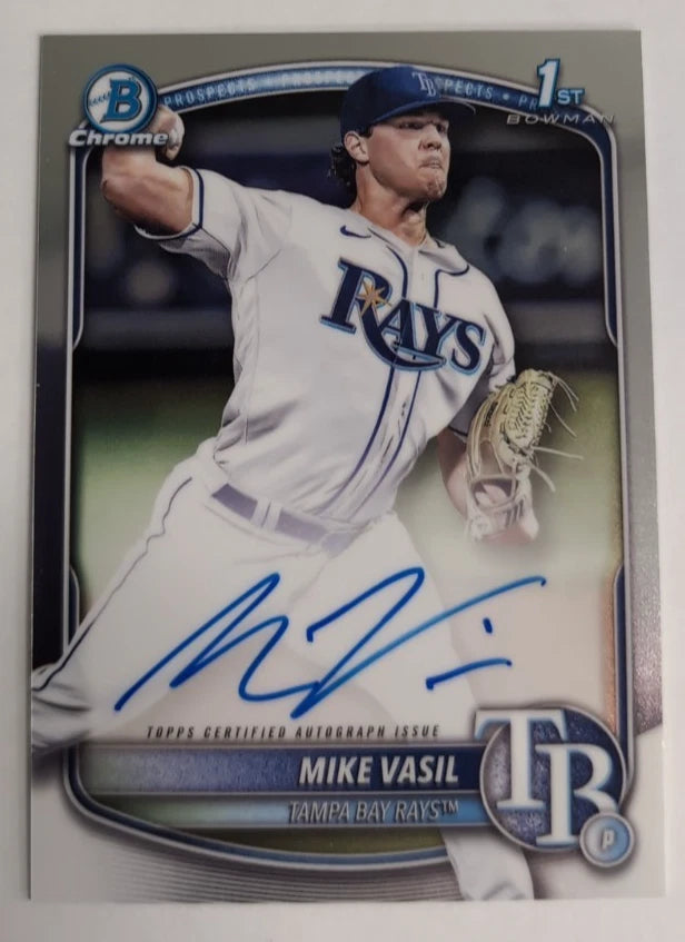 2024 - MLB Bowman Chrome Prospects Autographs - Mike Vasil CPA-MV Auto