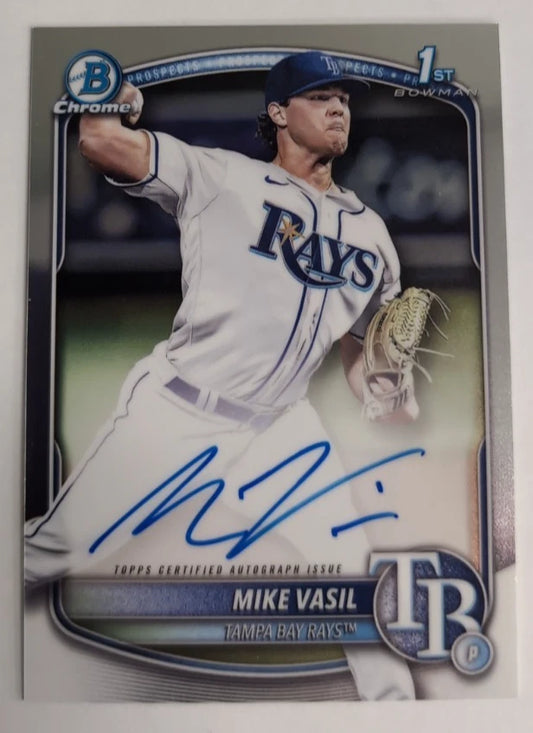 2024 - MLB Bowman Chrome Prospects Autographs - Mike Vasil CPA-MV Auto