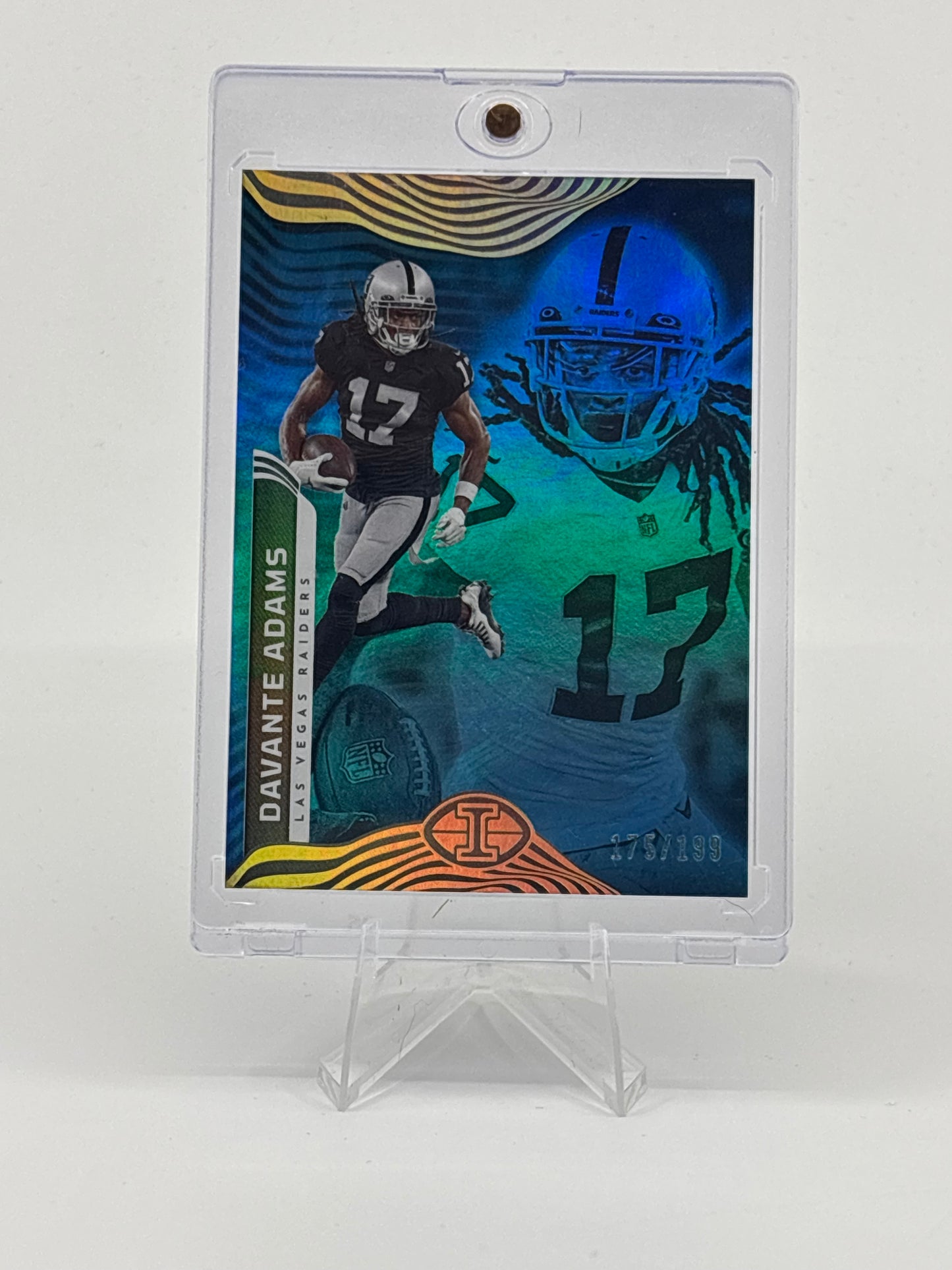 2022 Panini Illusions - Davante Adams #58 Trophy Collection Light Blue /199
