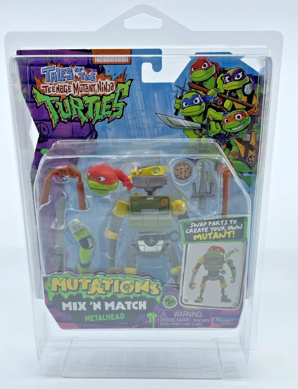 TMNT Tales Mutations Mix N Match Metalhead Figure with Figure Protector