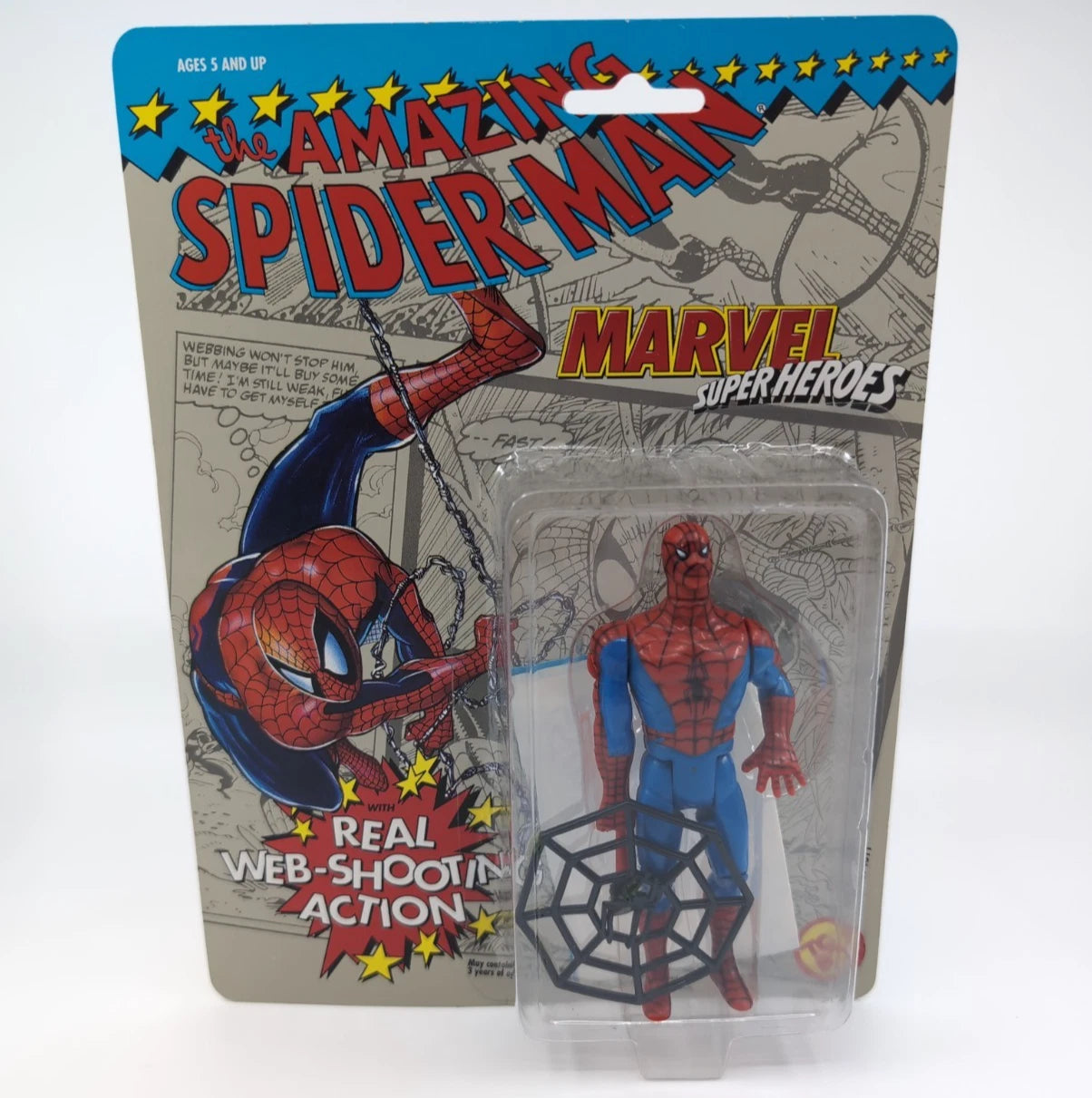 1991 - Marvel Super Heroes - Spider-Man Real Web-Shooting Action - Toy Biz