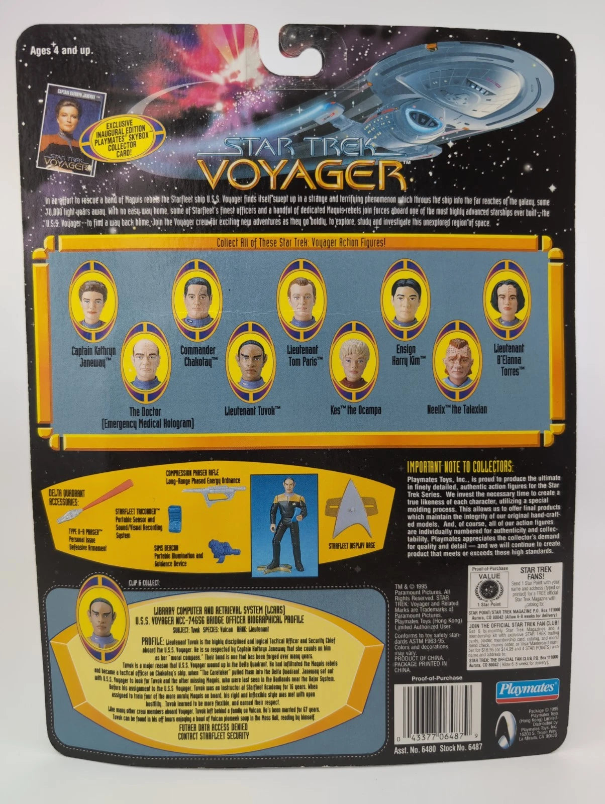 1995 - Star Trek Voyager - Lieutenant Tuvok - Playmates