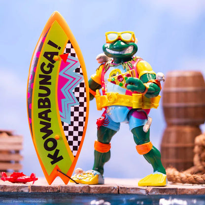 TMNT Teenage Mutant Ninja Turtles Sewer Surfer Mike Super7 ULTIMATES Wave 5