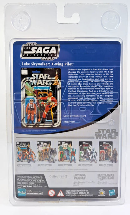 Star Wars The Saga Collection Luke Skywalker X-Wing Pilot Hasbro Action Figure