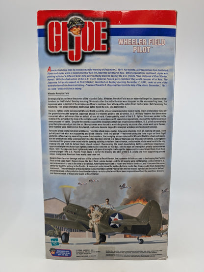 2000 - G.I. Joe - Pearl Harbor Wheeler Field Pilot 12 Inch Figure - Hasbro