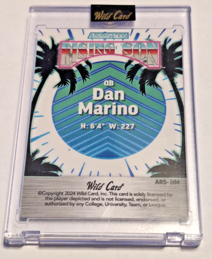 2024 - Wild Card Alumination Rising Son - Dan Marino 1/10