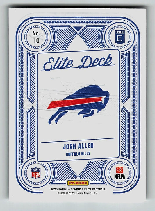 2024 Donruss Elite Josh Allen 769/799 Buffalo Bills #10