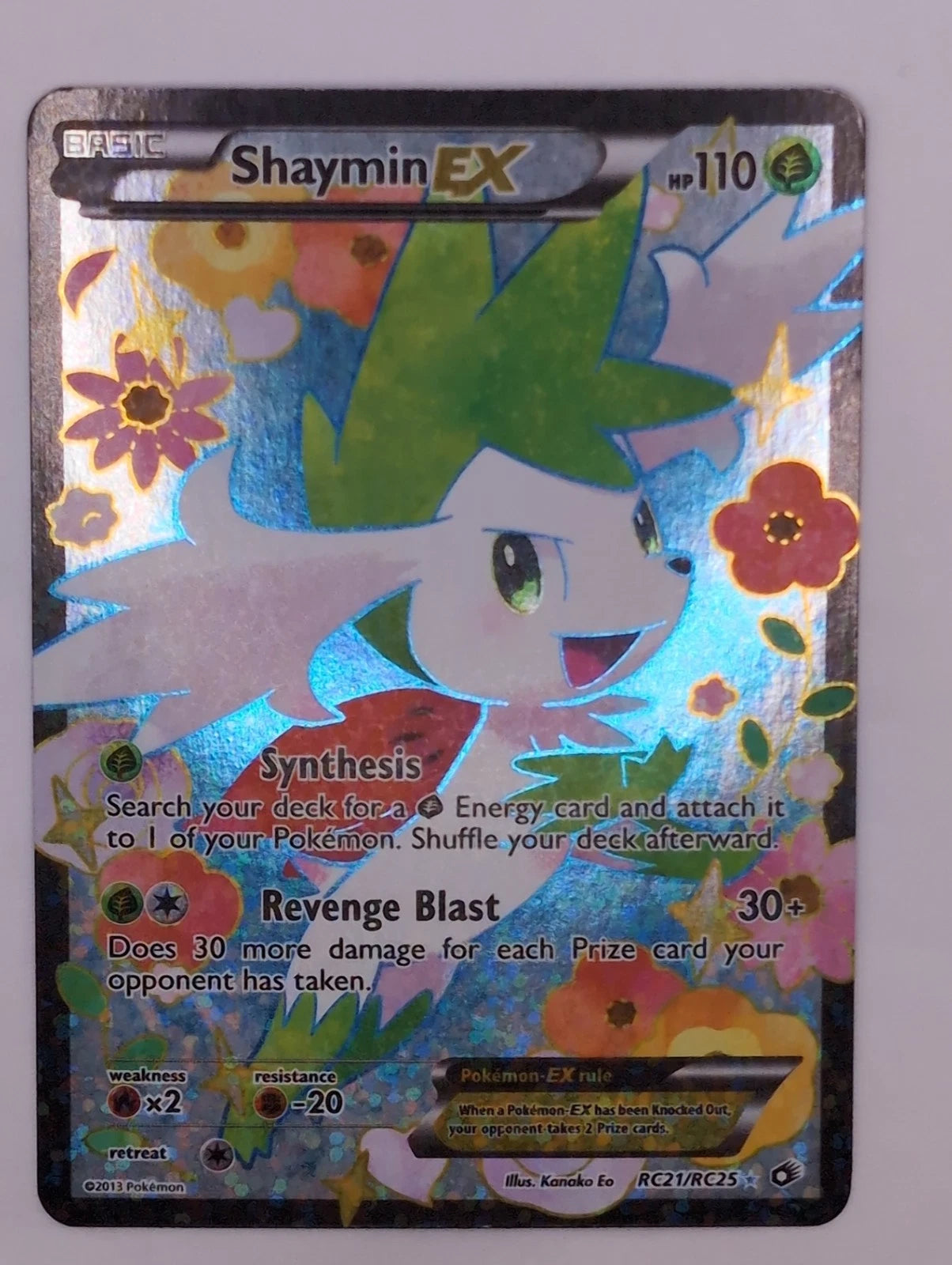 2013 - Pokemon Legendary Treasures Radiant Collection - Shaymin EX RC21