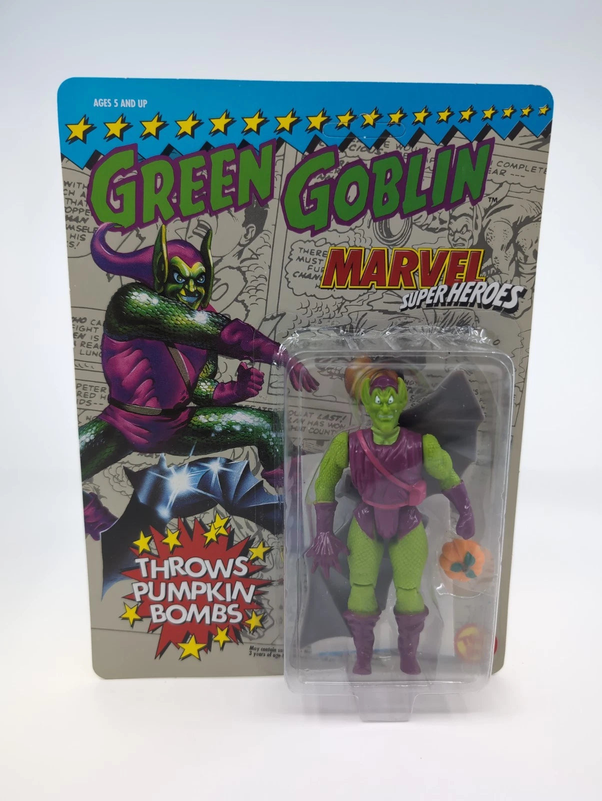 1991 - Marvel Super Heroes - Green Goblin Pumpkin Bombs - Toy Biz