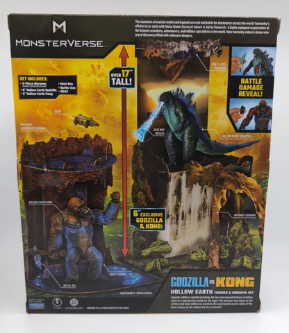 2023 - Monsterverse Godzilla vs Kong - Hollow Earth Diorama Set - Playmates
