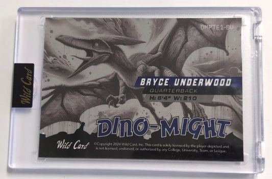 2024 - Football Wild Card Dino-Might - Bryce Underwood DMPTEJ-BU 2/20