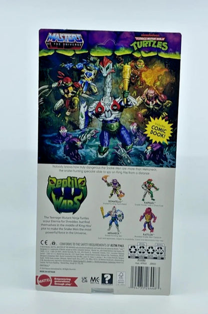 2024 - MOTU Origins Turtles of Grayskull MEKANECK Snake Spy Figure - Mattel