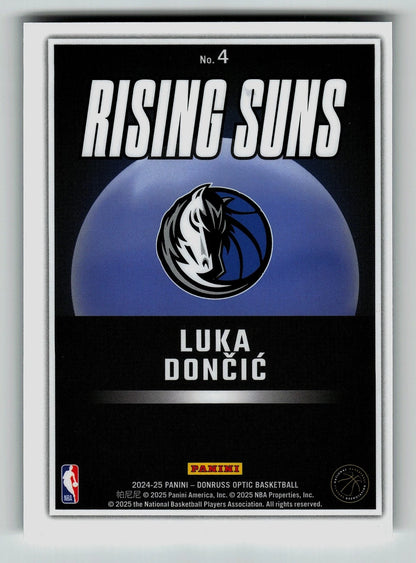 2024-25 Panini Optic Rising Stars Luka Doncic Dallas Mavericks #4