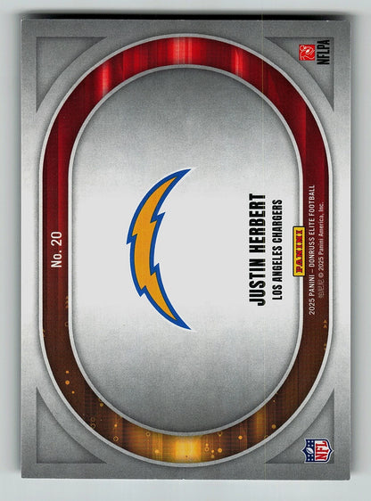 2025 Donruss Elite Full Throttle Justin Herbert 153/799 Los Angeles Chargers #20