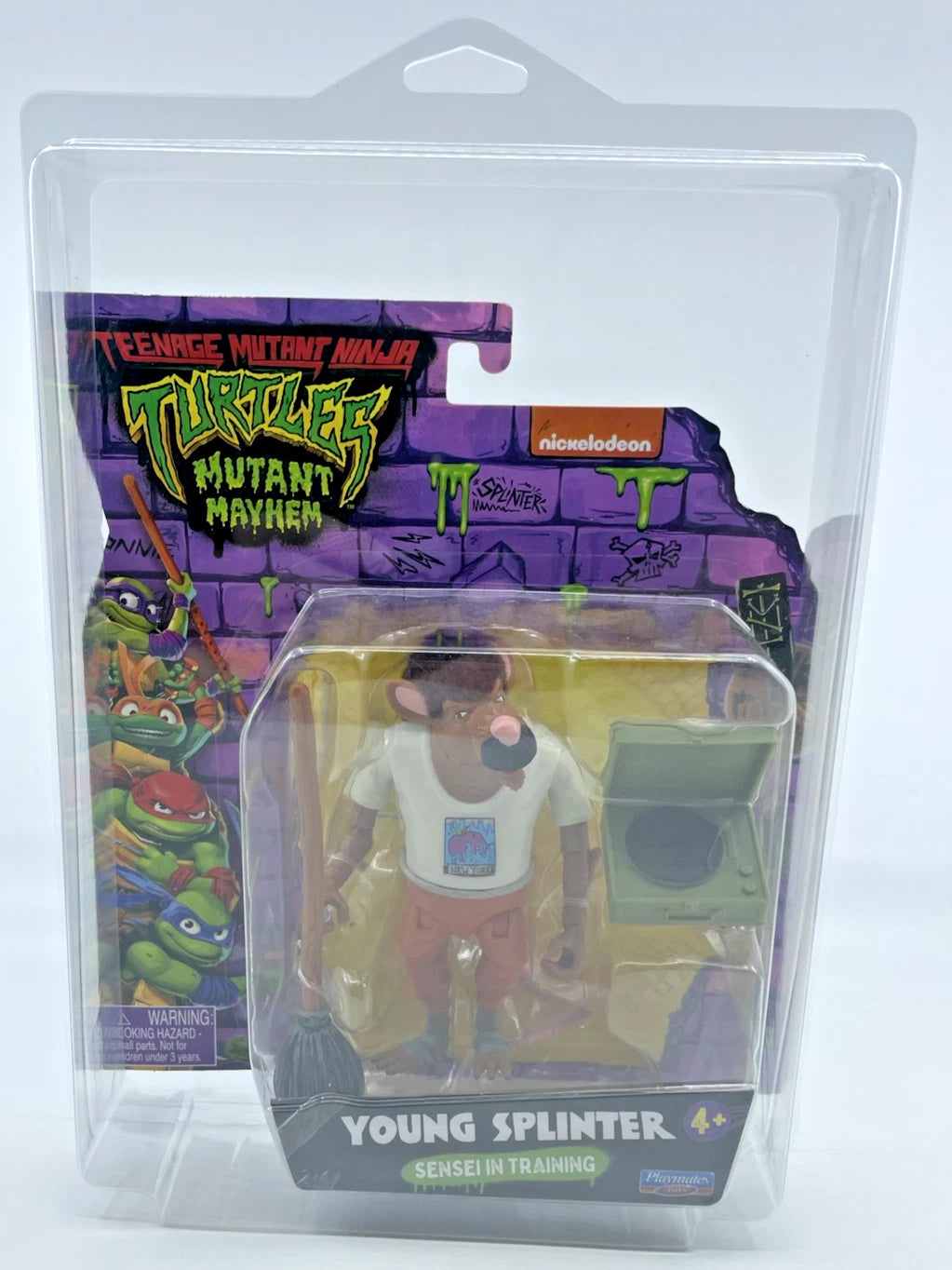 Splinter Protectgor TMNT Mutant Mayhem Young Splinter Figure 2024 /w Figure Protector ...