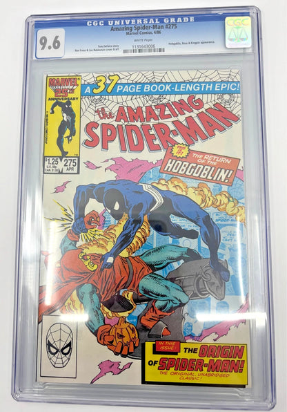 The Amazing Spider-Man #275 (Marvel Comics April 1986) CGC 9.6