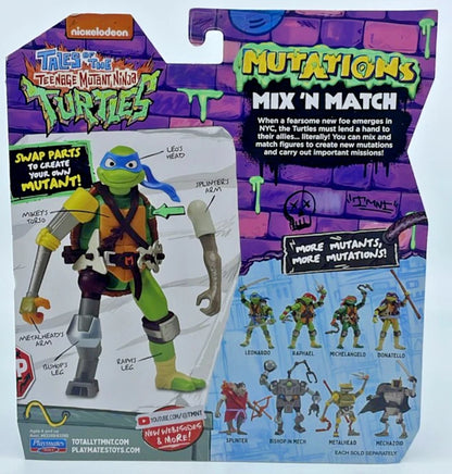 TMNT Tales Mutations Mix N Match Donatello Figure Playmates with Figure Protecto