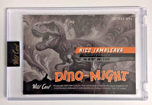 2024 - Football Wild Card Alumination Dino-Might - Nico Iamaleava DMTRX1-NI
