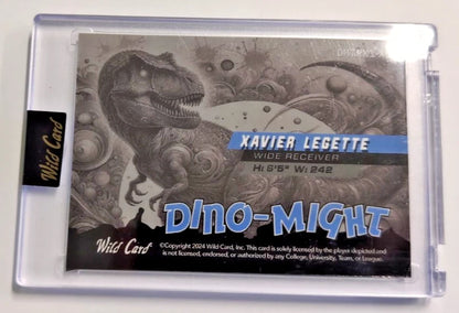 2024 - Football Wild Card Alumination Dino-Might - Xavier Legette DMPTE1-XL