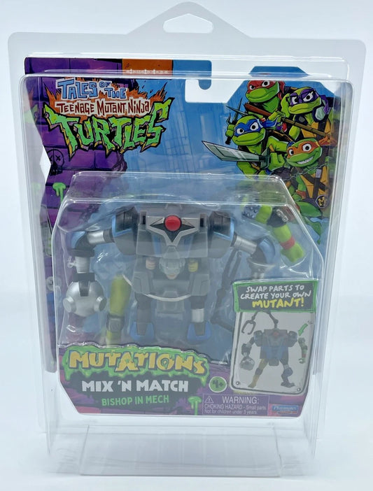 TMNT Mutations Mix 'N Match Bishop Mech Figure with Figure Protector