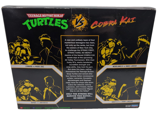 TMNT vs Cobra Kai - Donatello & Johnny Lawrence - Action Figure 2-Pack Playmates
