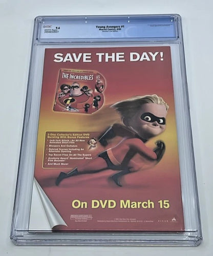 YOUNG AVENGERS #1 Dir Cut CGC 9.6 Marvel 2005 1st Team App