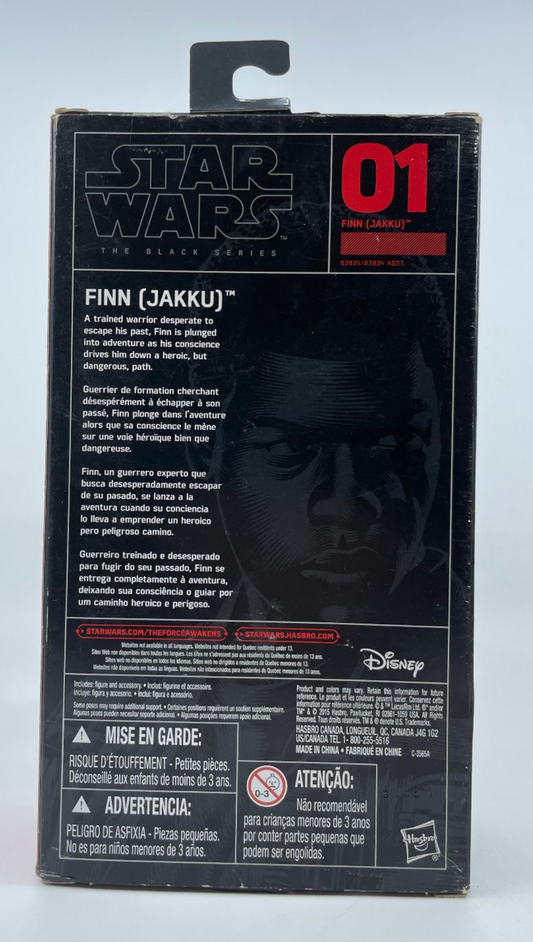 2015 - Star Wars Black Series - Finn Jakku #01 6 Inch Figure - Hasbro