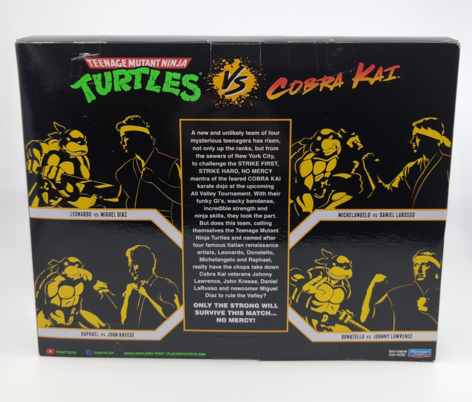 Teenage Mutant Ninja Turtles vs Cobra Kai - Raphael vs John Kreese Action Figure