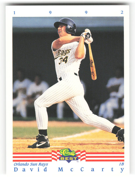 David McCarty - #350 - 1992 Classic Best - MLB