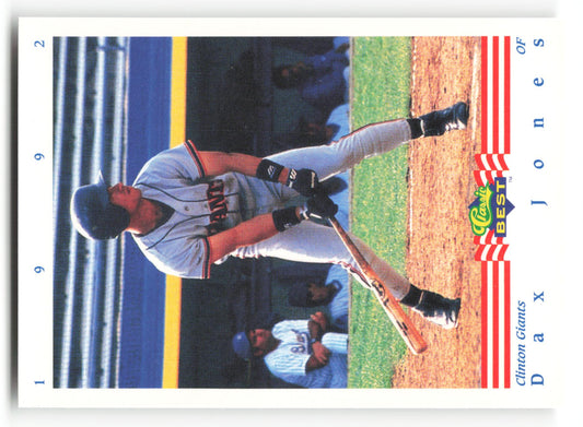 Dax Jones - #79 - 1992 Classic Best - MLB