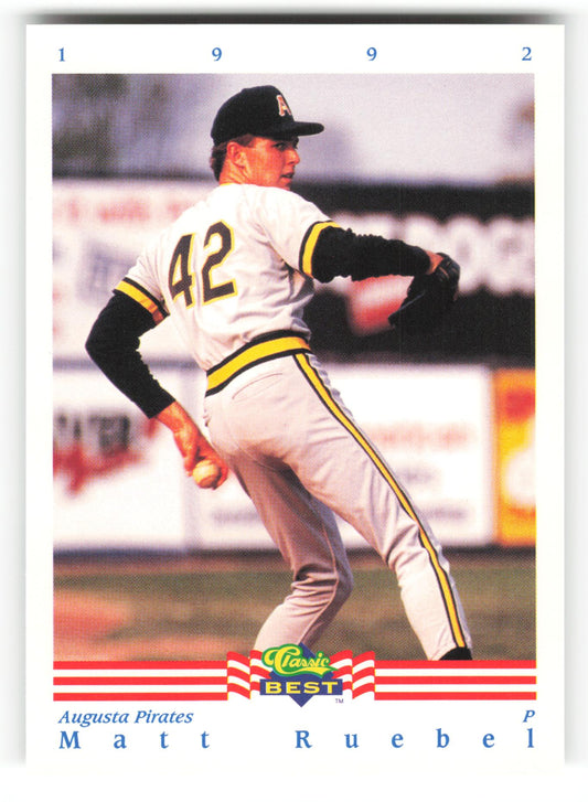 Matt Ruebel - #19 - 1992 Classic Best - MLB
