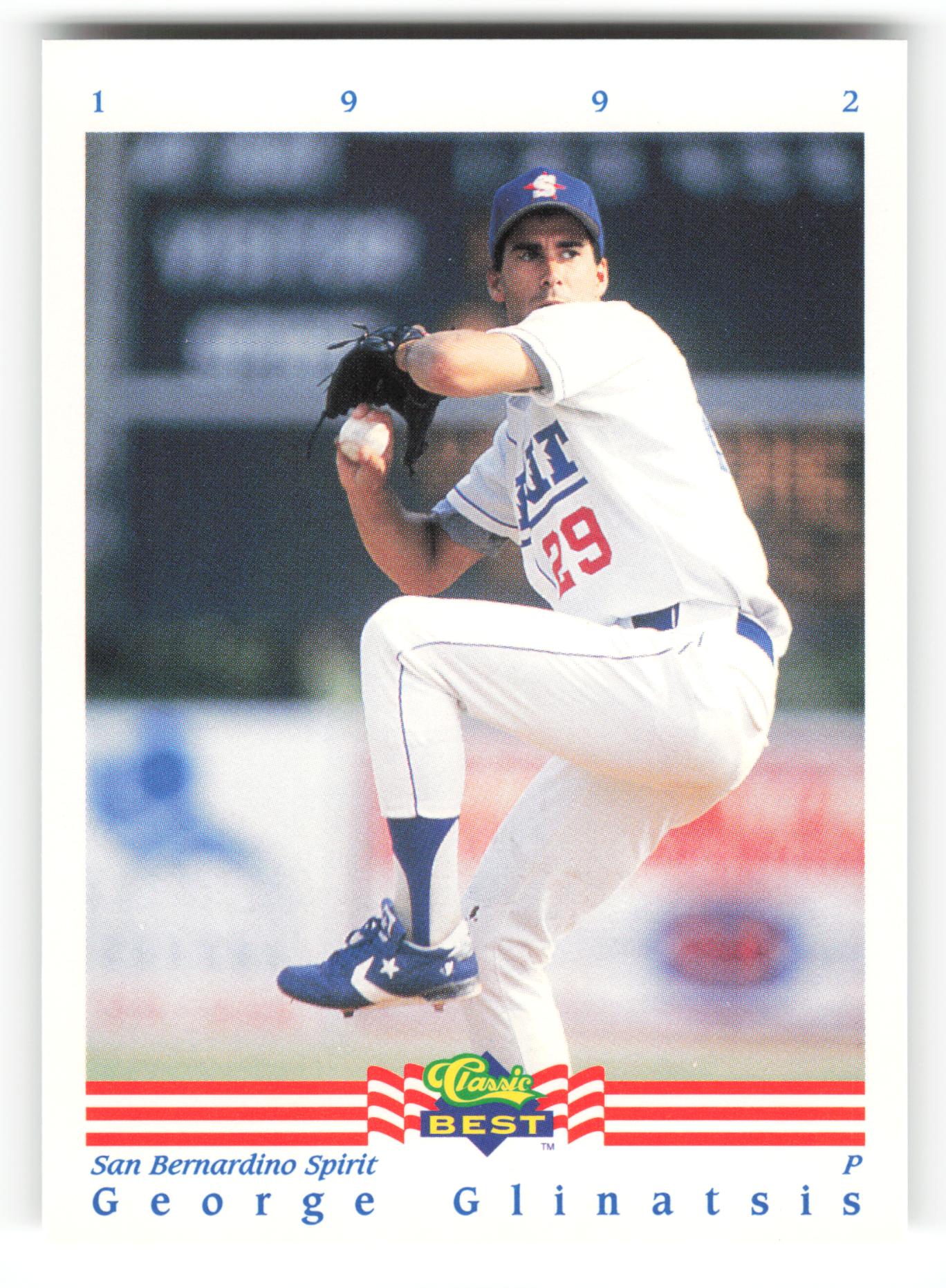 George Glinatsis - #394 - 1992 Classic Best - MLB