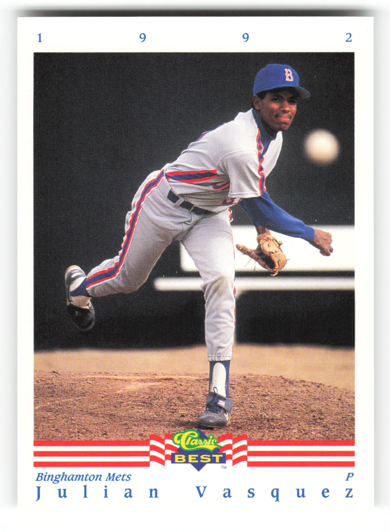 Julian Vasquez - #27 - 1992 Classic Best - MLB