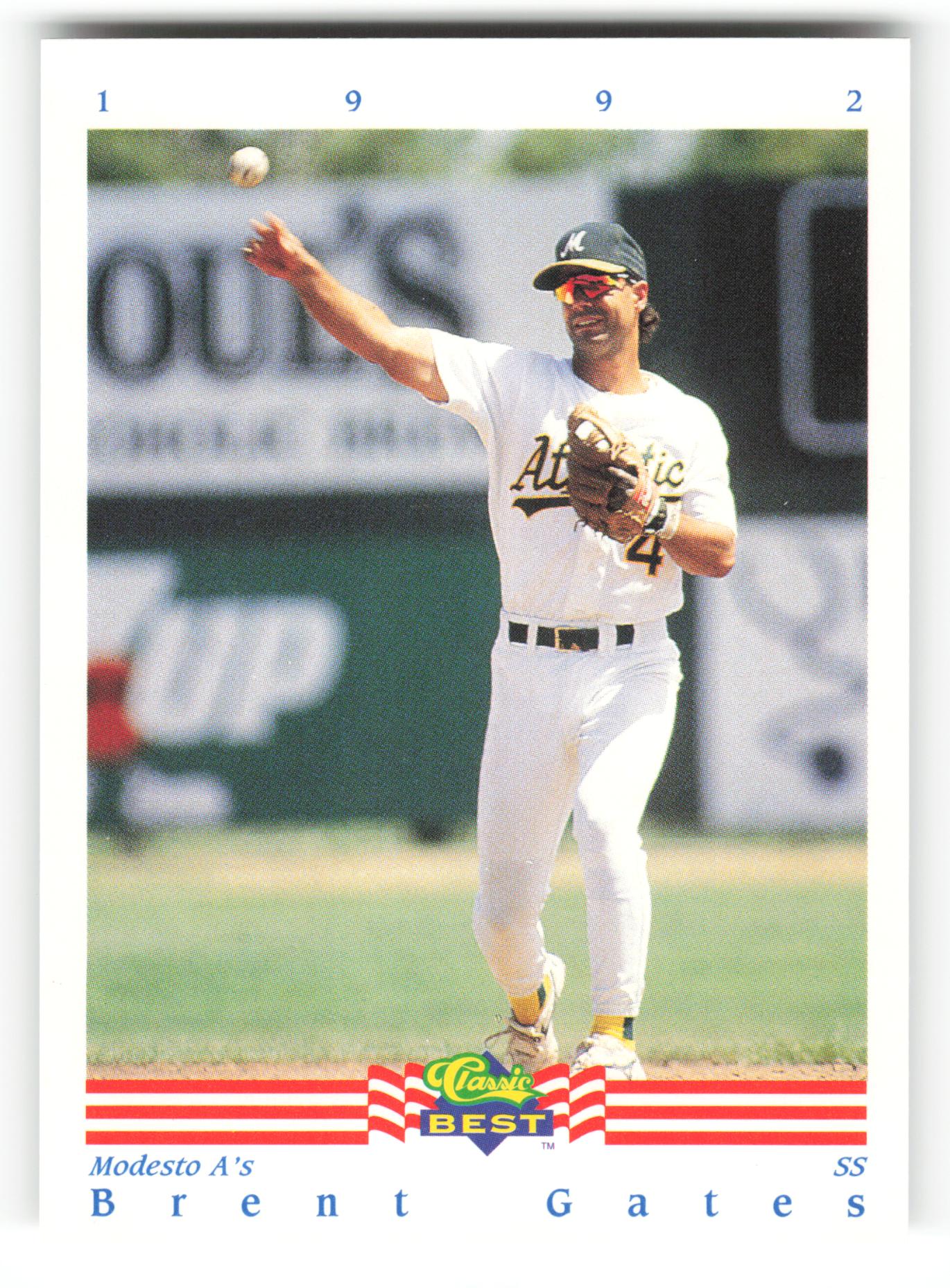 Brent Gates - #187 - 1992 Classic Best - MLB