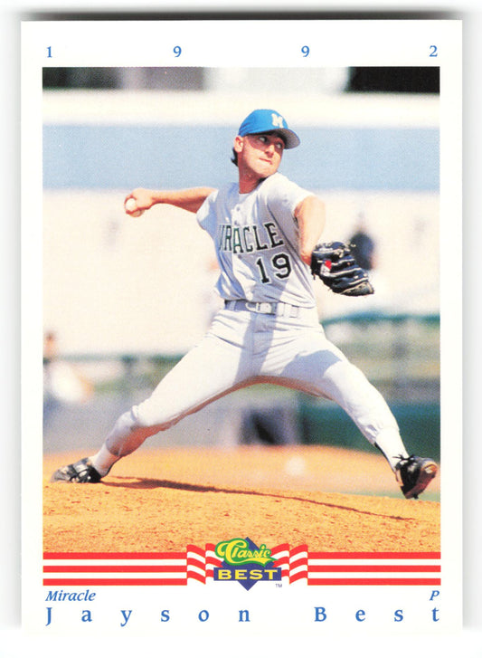 Jayson Best - #334 - 1992 Classic Best - MLB