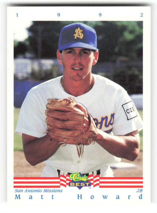 Matt Howard - #244 - 1992 Classic Best - MLB