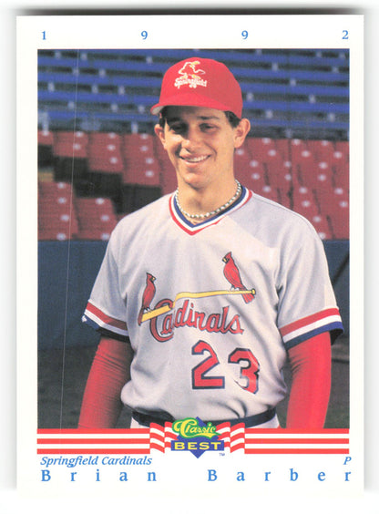 Brian Barber - #268 - 1992 Classic Best - MLB