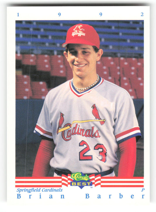 Brian Barber - #268 - 1992 Classic Best - MLB