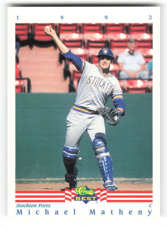 Michael Matheny - #393 - 1992 Classic Best - MLB