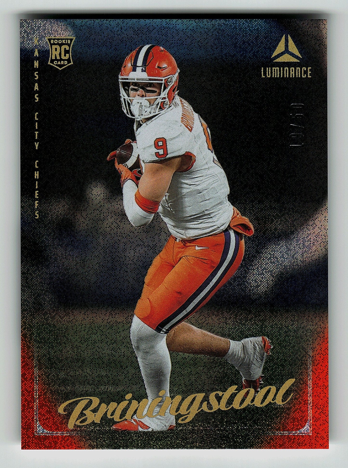 2025 Panini Luminance Orange 143 Jake Briningstool 19/50