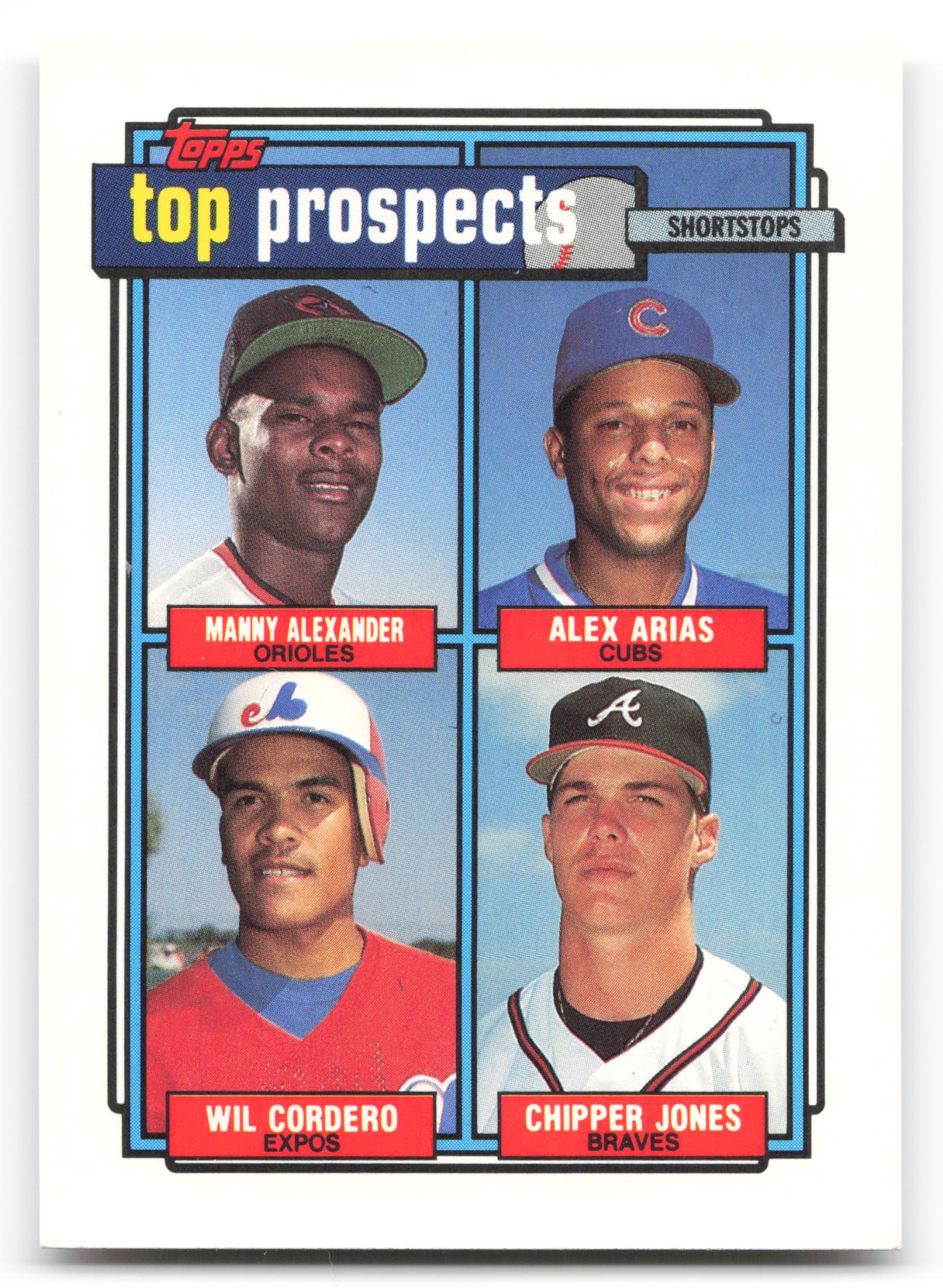 1992 Topps #551 1992 Top Prospects Shortstops TP, RC