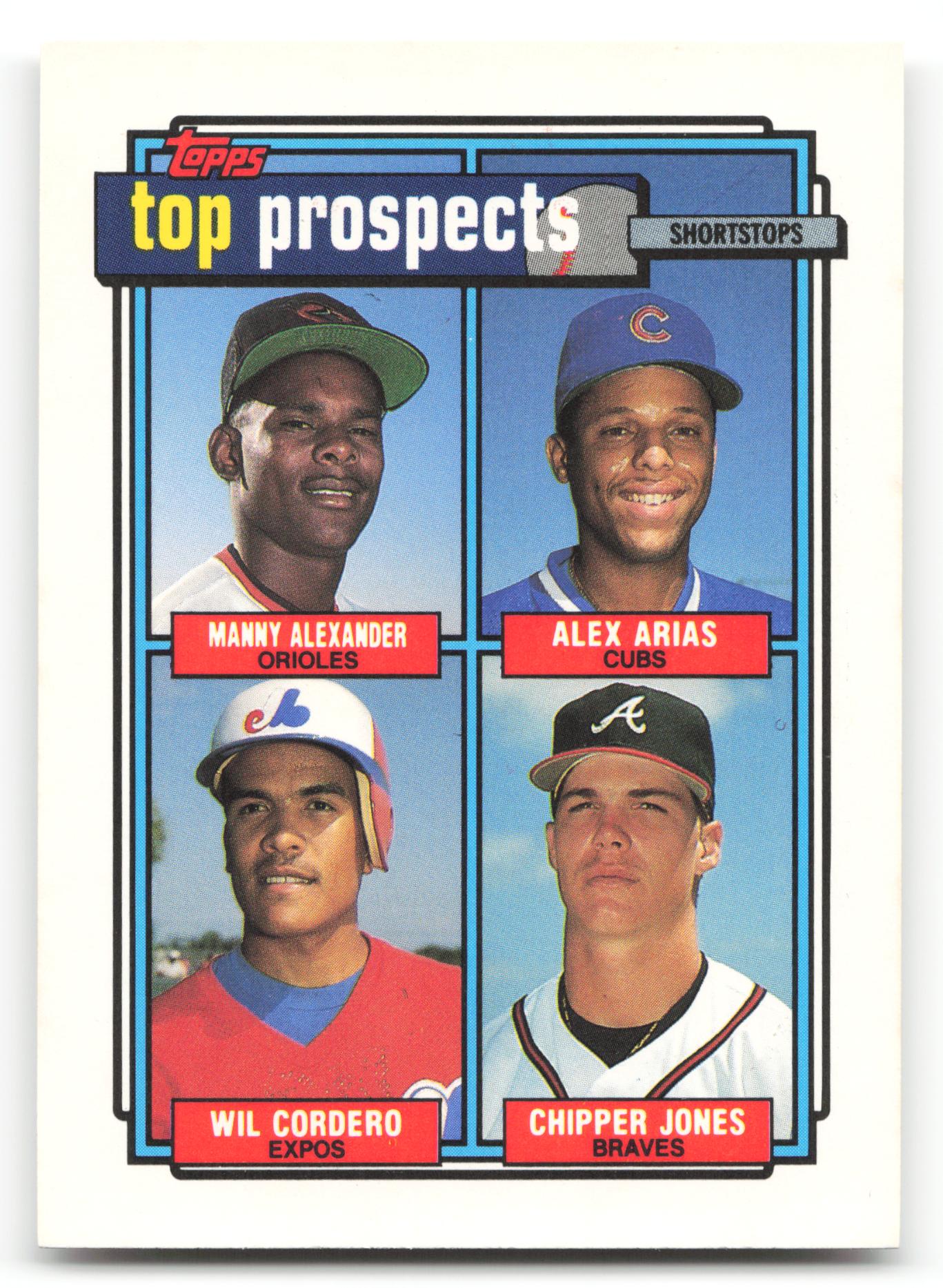 1992 Topps #551 1992 Top Prospects Shortstops TP, RC