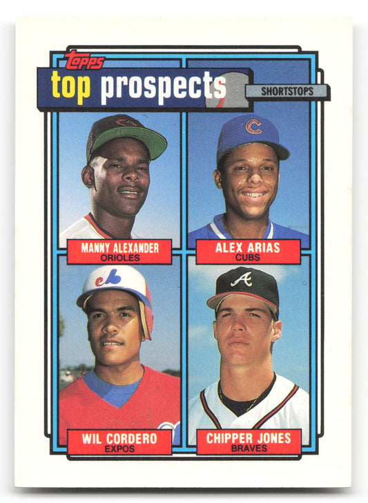 1992 Topps #551 1992 Top Prospects Shortstops TP, RC