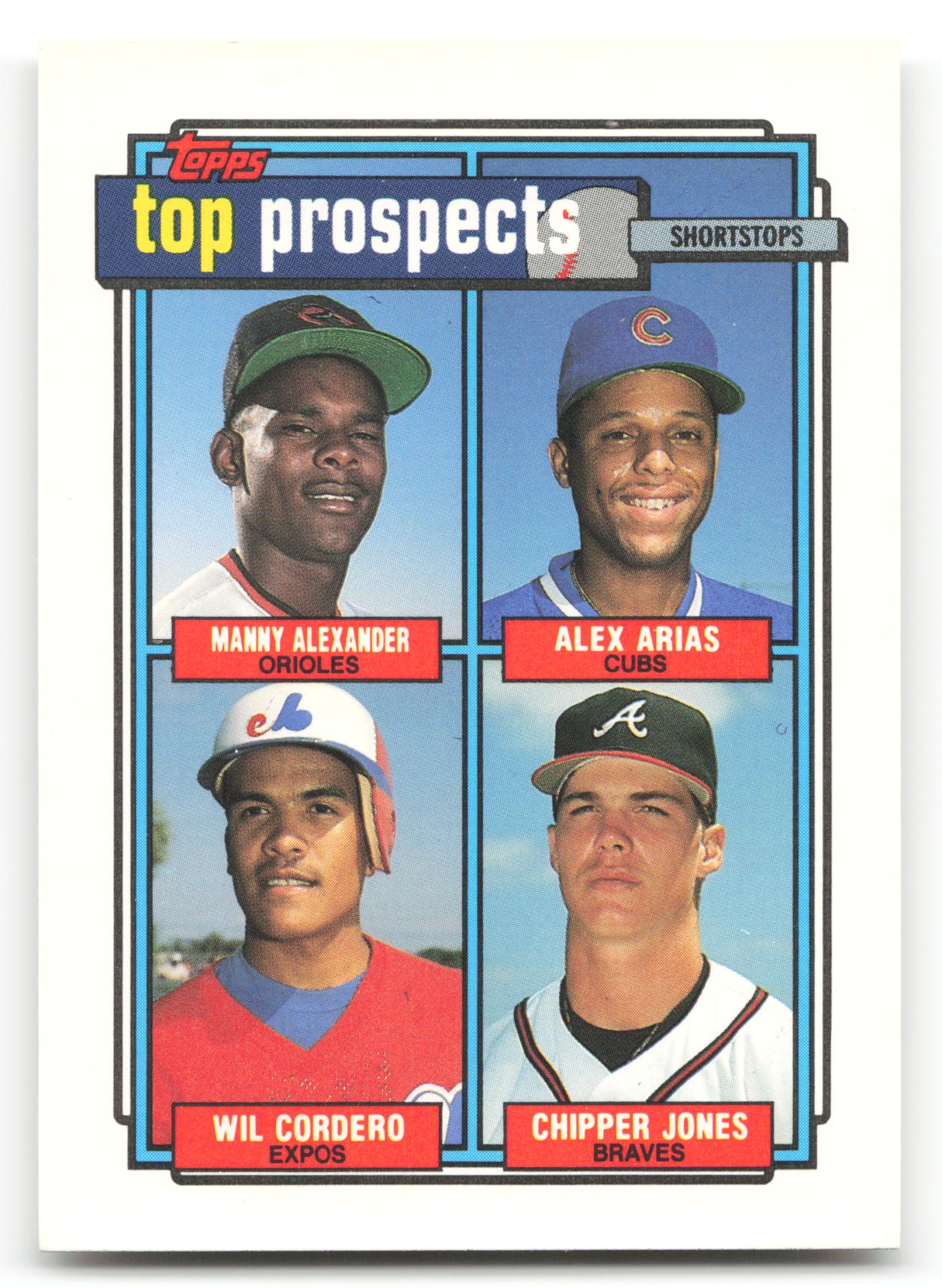 1992 Topps #551 1992 Top Prospects Shortstops TP, RC