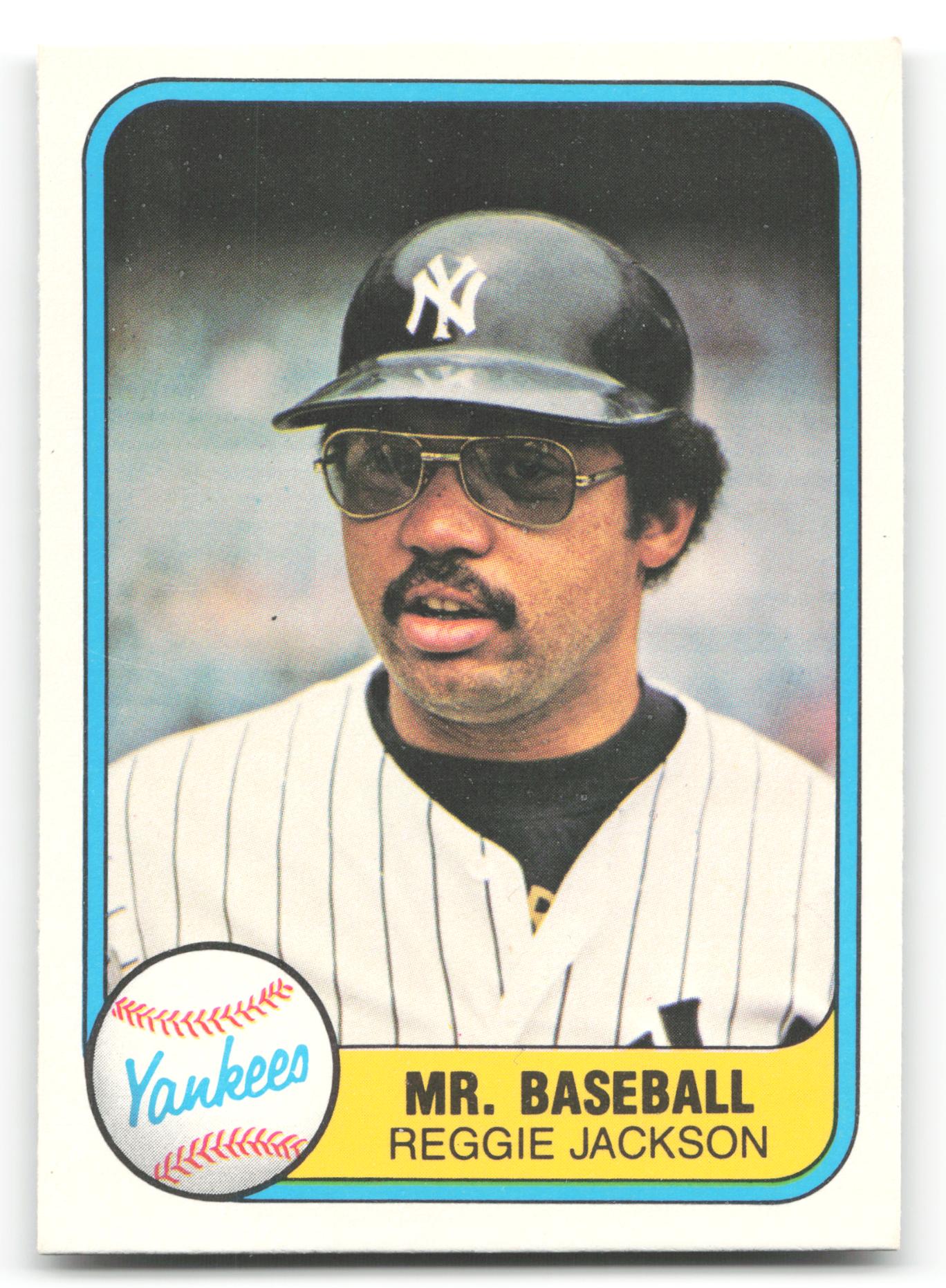 Reggie Jackson - #650 - 1981 Fleer - Fleer