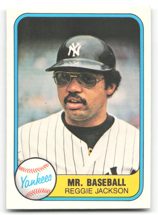 Reggie Jackson - #650 - 1981 Fleer - Fleer