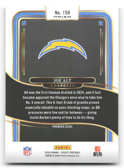 Joe Alt - #159 - 2024 Panini Select - Select