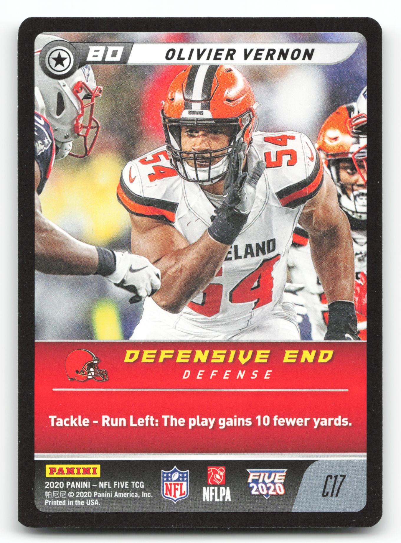 Olivier Vernon - #C17 - 2020 Panini NFL Five - Panini