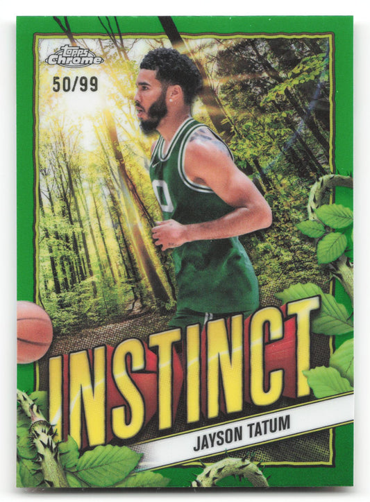 Jayson Tatum - #INS-12 - 2024-25 Topps Chrome - Topps