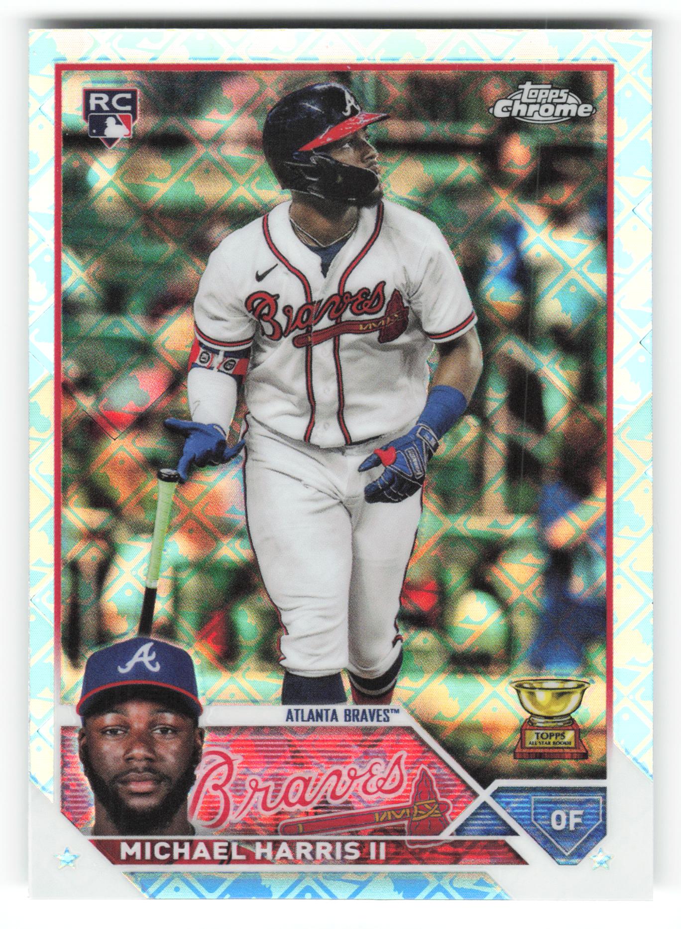 Michael Harris II - #79 - 2023 Topps Chrome Logofractor Edition - Topps